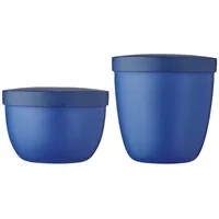 Mepal Ellipse Snackpot blau 0,5 l 2-teiliges Set