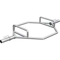 Gorilla Sports Trap Bar Hantelstange Hexagon 25 kg grau