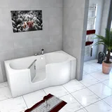 Acquavapore - Seniorenwanne Mit Tür S12-eh-l Badewanne 170x85cm