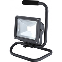LED Außen Baustrahler Spot schwenkbar Garten Beleuchtung Steh Stand Lampe grau Globo 34115A
