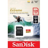 SanDisk Extreme microSDXC UHS-I A2 U3 V30 + SD-Adapter 128 GB