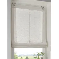 Kutti Raffrollo HEINE HOME Gr. 4, beige Taupe B:100cm H:140cm, Raffrollos