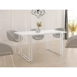 WFL GROUP Lilo 80 x 76 x 220 cm weiß