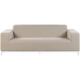Beliani Gartensofa Loungesofa beige/weiß