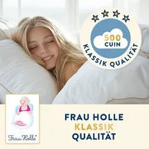 Frau Holle Klassik Sommerbettdecke Weiß, Textil, Füllung: Daunen,