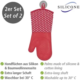 Wenko Topfhandschuhe Silikon rot