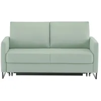 Sofa.de Schlafsofa aus Flachgewebe ¦ grün ¦ Maße (cm): B: 160 H: 90 T: 95