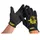 Black Cat Gripper Gloves - Angelhandschuhe, Größe:X Large