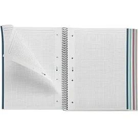 Miquelrius Collegeblock Eco Design A4 kariert mehrfarbig