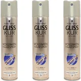 Schwarzkopf Gliss Kur Haarspray Ultimate Volume (6 x 250 ml), Volumen Haarspray mit UV-Schutz und 48 h extra starkem Halt, für ein Haarstyling mit Push-Up-Effekt