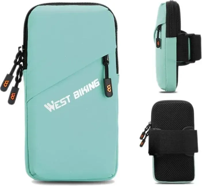 Sport-Armband für Smartphone Jogging Fitness grün 18,5