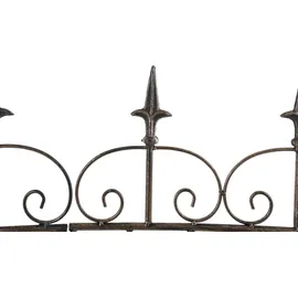 CLP Gartenzäune Mangold 4er Set 60 x 30 cm Bronze