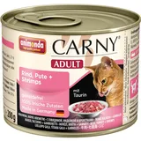 Animonda Carny Katzen-Nassfutter Adult Rind und Pute und Shrimps 200 g