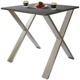 VCM Esstisch ¦ holzfarben ¦ Maße cm B. 80 x T. 80 Küchentisch Speisetisch Tisch Xona X