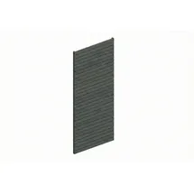 SKANHOLZ Skan Holz Carport Seitenwand - Profilschalung Seitenwand: 141 x 330 cm schiefergrau