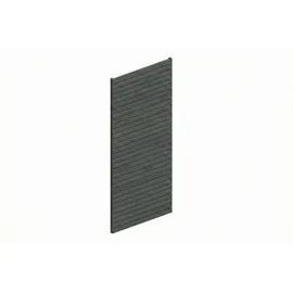 SKANHOLZ Skan Holz Carport Seitenwand - Profilschalung Seitenwand: 141 x 330 cm schiefergrau