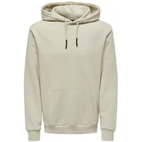 Only & Sons Herren Hoodie Kapuzenpullover ONSCERES Silber Lining 22018685