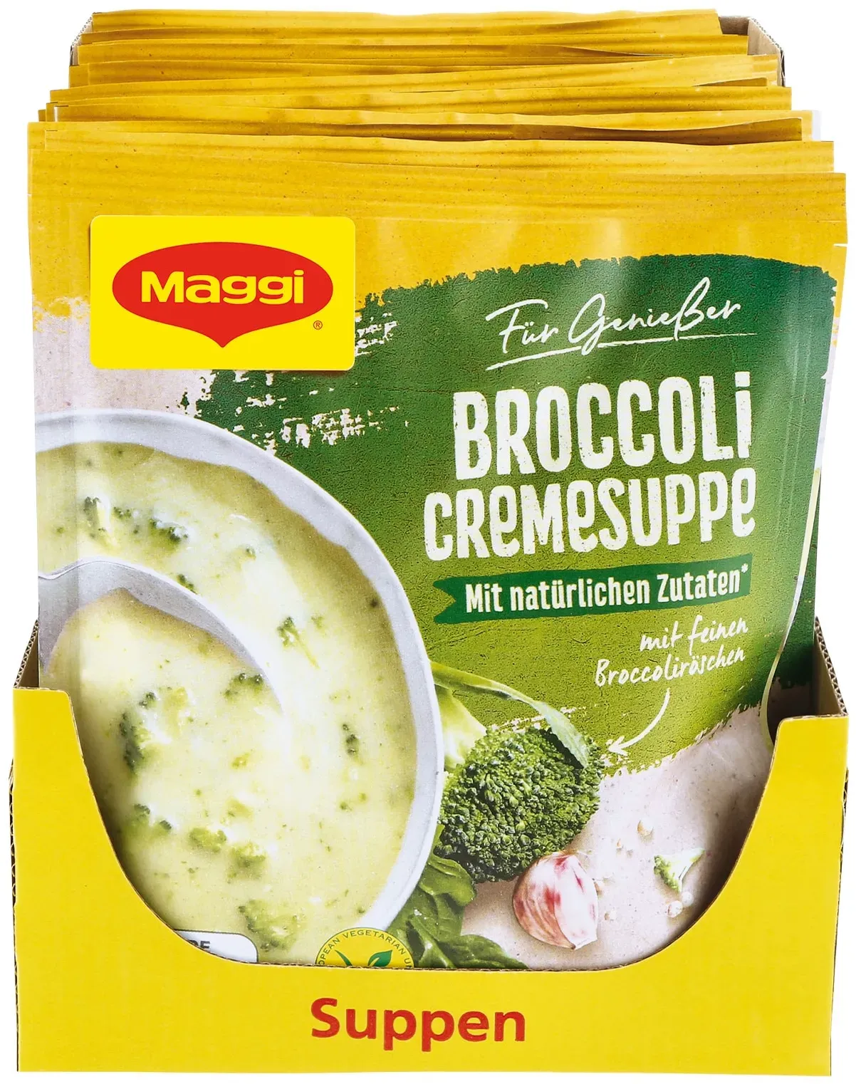 Maggi Für Genießer Broccoli-Cremesuppe ergibt 0,5 Liter, 13er Pack