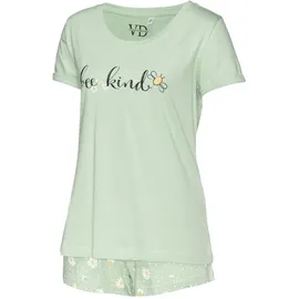 vivance dreams by lascana Shorty Pyjama jade-gemustert 40/42