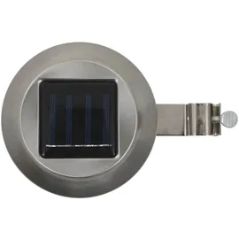 vidaXL Solarleuchte Edelstahl 12 cm 6er Set weiß