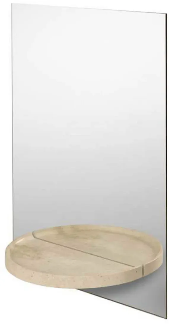 Spiegel ferm LIVING, Beige, Glas - 41 - 58.5