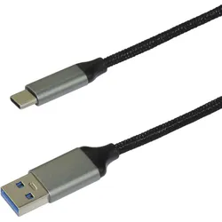 USB 3.0 SuperSpeed Kabel, USB A auf USB C, 1, 5m