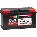 LANGZEIT Autobatterie 12V 105AH 900A ersetzt 88AH 90AH 95AH 100AH Mercedes Benz