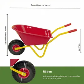 Trutzholm Kinderschubkarre uni 40 kg