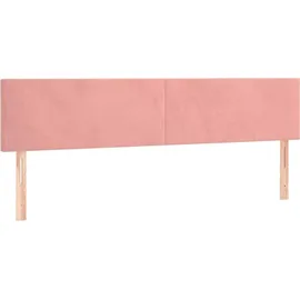 vidaXL Boxspringbett 200 x 200 cm Rosa
