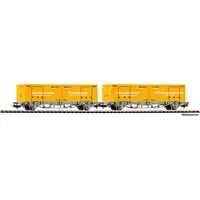 PIKO Güterwagenset Containertragwagen 2 x 20' WP Post-Container CH-AAE VI 27748 H0