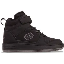 Sneaker LOTTO, Kinder, Gr. 31, schwarz, Synthetik, Textil, sportlich, Schuhe, - mit kuschelig-warmem Teddyfutter