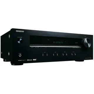 Onkyo TX-8220(B) Stereo Receiver (Hifi Verstärker 100 W/Kanal, Multiroom, Bluetooth, Streaming, DAB+/FM/RDS-Radio, MM-Phono-Vorverstärker für Plattenspieler), Schwarz