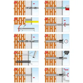 TOX Schwerlast-Montagesystem Thermo Proof M12 x 400 mm