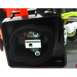 weissmann demon kraft&dele Motorsense mit Verbrennungsrädern, Rasenmäher, 5,2 PS, Benzinmischung: Öl