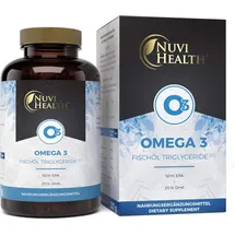 Nuvi Health Omega 3 Fischöl Triglyceride Form - 240 Kapseln