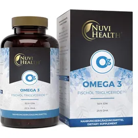 Nuvi Health Omega 3 Fischöl Triglyceride Form - 240 Kapseln