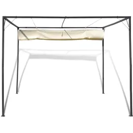 vidaXL Gartenpavillon 3 x 3 m creme