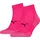 Puma Sport Cushioned Quarter Socken 2 Paar Rosa 39-42