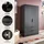 Möbel Boss Wäscheschrank Kopenhagen 80 x 140 x 37 cm Grau