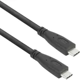 Act USB-C-Kabel 5 m kompatibel mit Monitor, Laptop, SSD Schwarz