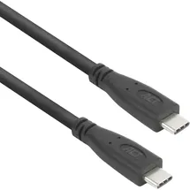 Act USB-C-Kabel 5 m kompatibel mit Monitor, Laptop, SSD Schwarz