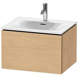 Duravit L-Cube Waschtisch-Unterschrank LC613503030 62 x 48,1 cm, Eiche natur, 1 Auszug, wandhängend