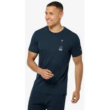 super.natural Herren Teabag World T-Shirt (Größe L, blau)