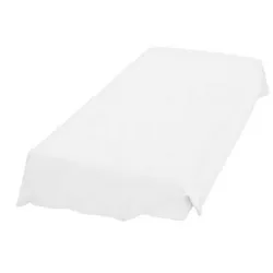 EXKLUSIV HEIMTEXTIL Betttuch ohne Gummizug Bettlaken glatt Haustuch Marke 200 x 260 cm weiss