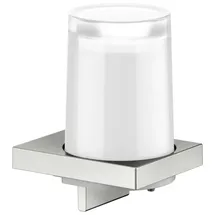 Keuco EDITION 11 Seifenspender, Echtkristall-Stulpglas, 180 ml, 11152069000, Farbe: Edelstahl-finish