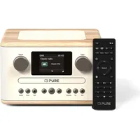 Pure Classic C-D4 Cotton White/Oak EU/UK (DAB+, FM, Bluetooth),