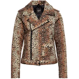 Queen Kerosin Sweatjacke Motor Queen Service mischfarben XS