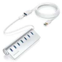Primewire 7-Port USB 3.0 Hub inkl. 1m USB Verlängerungskabel