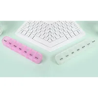 Große Pillendoses - Pillendosen 7 Tage 1 Mal am Tags, für Medikamentenergänzung Vitamine & Lebertran Tablettenorganizer, wöchentliche Pillendose 7 Tage, mattes Finish, stilvolle Eleganz Pillendose