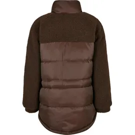 URBAN CLASSICS Sherpa Mix Puffer Big Jacke Brown S
